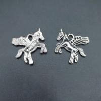 Zinc Alloy Jewelry Pendants, Unicorn, antique silver color plated, durable & Corrosion-Resistant & DIY Approx 