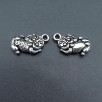 Zinc Alloy Jewelry Pendants, Fabulous Wild Beast, antique silver color plated, durable & Corrosion-Resistant & DIY Approx 