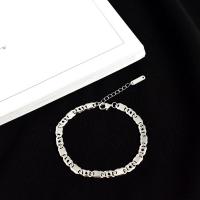 925 Sterling Silver Bracelet, with 1.18inch extender chain, silver color plated, fashion jewelry & Unisex, 4.5mm Approx 6.3 Inch 