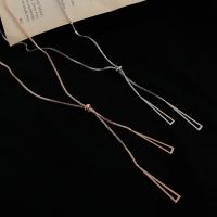 Zinc Alloy Necklace, fashion jewelry & for woman Approx 60 cm 