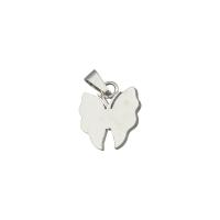 Stainless Steel Animal Pendants, 304 Stainless Steel, Butterfly, fashion jewelry & for woman, original color Approx 2.6mm [