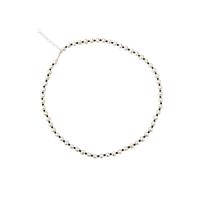Gemstone Freshwater Pearl Necklace, with Black Spinel, with 4cm extender chain, fashion jewelry & for woman Approx 43 cm 