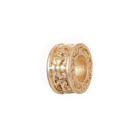 perla de cobre, metal, chapado en color dorado, Bricolaje & diferentes estilos para la opción, dorado, Vendido por UD[
