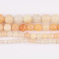 Perles Aventurine jaune , Rond, poli, DIY & normes différentes pour le choix Environ 37 cm, Vendu par brin[