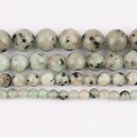Lotus Jaspis Perlen, Lotos Jaspis, rund, poliert, DIY & verschiedene Größen vorhanden, Länge:ca. 37 cm, verkauft von Strang