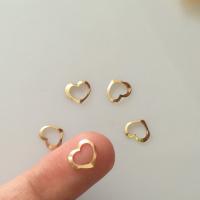 Gold Filled Pendants, Heart, 14K gold-filled, DIY & hollow 