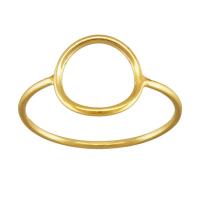 Медно-золото гнездо-оправа для кольца, 14K позолоченный, DIY & разный размер для выбора & отверстие, 10mm, размер:3-10, продается PC