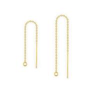 Gold Filled Earring thread, 14K gold-filled, DIY & oval chain 
