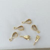 Медно-золото серьга для подвески, 14K позолоченный, DIY отверстие:Приблизительно продается PC[