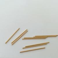 Gold Filled Straight Tube, 14K gold-filled, DIY Approx 0.7mm 