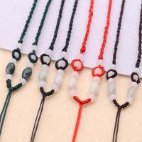 Necklace Cord, Polyamide, with Natural Stone, handmade, Adjustable & fashion jewelry 2mm Approx 9.06-12.99 Inch 