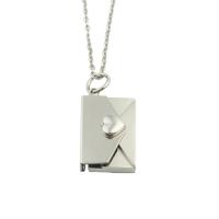 Stainless Steel Jewelry Necklace, 304 Stainless Steel, Square, plated, fashion jewelry mm 