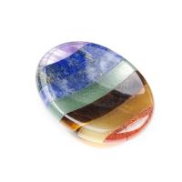 Gemstone Scraping Plate, polished, Massage, multi-colored [
