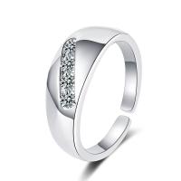 Cubic Zirconia Micro Pave Brass Finger Ring, fashion jewelry & micro pave cubic zirconia & for woman 6mm, Inner Approx 16mm [
