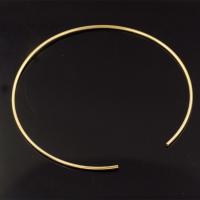 Doublé or Bracelet fil, 14K rempli d’or, DIY, 1.25mm, Diamètre inté Environ 65mm, Vendu par PC