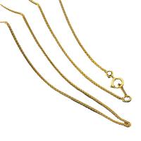 Медно-золото цепочка для ожерелья, 14K позолоченный, DIY & разный размер для выбора, продается PC