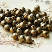 Zinc Alloy Jingle Bell for Christmas Decoration, plated, DIY 6mm 
