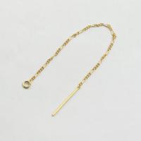 Медно-золото нитка для сережки, 14K позолоченный, DIY продается Пара