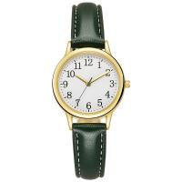 Women Wrist Watch, Glass, with PU Leather & Zinc Alloy, fashion jewelry & for woman 10*34mm 