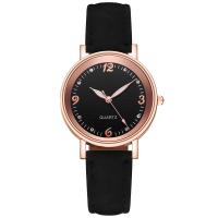 Women Wrist Watch, Glass, with PU Leather & 304 Stainless Steel, fashion jewelry & for woman & luminated [