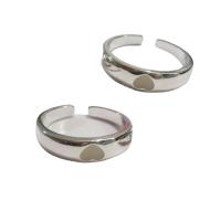 Couple Finger Rings, Zinc Alloy, Heart, platinum color plated, adjustable & for couple & luminated 