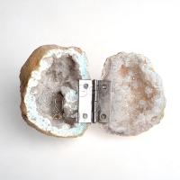 agate quartz de glace Spécimen de minéraux, le style Druzy, couleurs mélangées, Vendu par PC