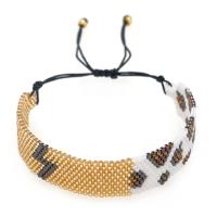 Bracelets Bijoux en verre, Seedbead, avec Cordon de noeud, style folk & réglable & pour femme Vendu par PC