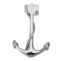 Stainless Steel Cord Tips, 304 Stainless Steel, Anchor, polished, fashion jewelry & DIY original color [