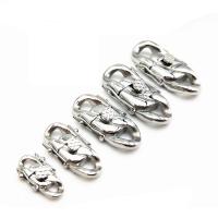 Stainless Steel Interlocking Clasp, 304 Stainless Steel, polished, DIY original color [