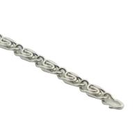 Messing Kabel-Verbindungs-Halsketten-Kette, Kupfernickel, plattiert, DIY, keine, 2x1mm, verkauft von m[
