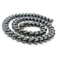 Non Magnetic Hematite Beads, Heart, polished, DIY & 3D effect, black, 8mm Approx 40 cm 