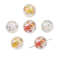 Gold Accent Acrylic Beads, Round, DIY 16mm Approx 3mm [