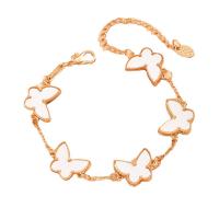 Fashion Zinc Alloy Bracelets, with Gemstone, gold color plated, fashion jewelry & for woman .2-22.5 cm [