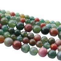 Perle Agate mixte, Agate multicolore, Rond, poli, DIY & normes différentes pour le choix, multicolore Environ 39 cm, Vendu par brin[