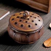 Buddhist Incense Burner, Porcelain, half handmade, for home and office & durable 