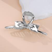 Hair Claw Clips, Zinc Alloy, silver color plated, fashion jewelry & for woman [