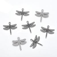 Zinc Alloy Animal Pendants, Dragonfly, antique silver color plated, fashion jewelry & DIY 