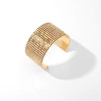 Zinc Alloy Cuff Bangle, gold color plated, fashion jewelry & for woman [