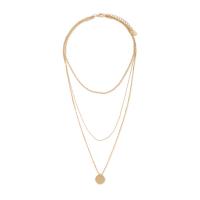 Fashion Multi Layer Necklace, Zinc Alloy, with 5cm extender chain, gold color plated, fashion jewelry & multilayer & for woman Approx 36 cm, Approx 56 cm 