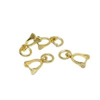 Brass Enhancer Bail, high quality plated, fashion jewelry & DIY, golden [