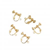 Brass Clip On Earring Finding, high quality plated, fashion jewelry & DIY [