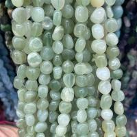 Jade New Mountain Bead, Nuggets, polished, DIY, light green Approx 