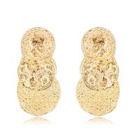 Zinc Alloy Drop Earring, KC gold color plated, fashion jewelry & for woman, golden [