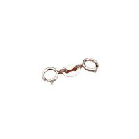 Sterling Silver Spring Ring Clasp, 925 Sterling Silver, DIY silver color, 19mm Approx 5mm 