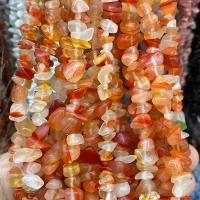 Natural Red Agate Beads, Nuggets, polished, DIY, mixed colors Approx 80 cm [