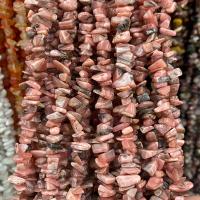 Perles rhodonites, Rhodochrosite, Argentine, pepite, poli, DIY, rose Environ 80 cm, Vendu par brin