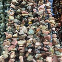 Perles rhodonites, rhodonite, pepite, poli, DIY, couleurs mélangées Environ 80 cm, Vendu par brin