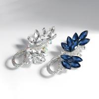 Crystal Brooch, Zinc Alloy, with Crystal, fashion jewelry & for woman & with rhinestone [