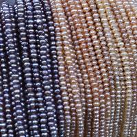 Naturel d'eau douce perles, perle d'eau douce cultivée, bijoux de mode & DIY, plus de couleurs à choisir, 3.8mm Environ 38 cm, Vendu par brin[