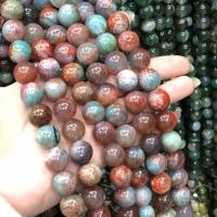 Perles agate de feu craquelées naturelles, agate feu, différentes couleurs et motifs pour le choix & bijoux de mode & DIY, plus de couleurs à choisir, 10mm Environ 38 cm, Vendu par brin